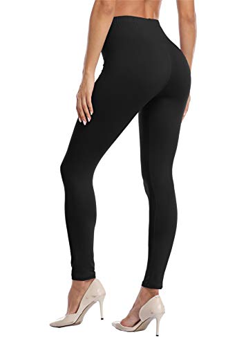 VOGUEMAX Womens Ankle Length Leggings Buttery Soft High Waisted Stretch Basic Solid Full Length Leggings Pants2