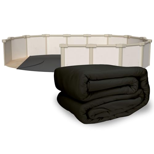 Rhino Pad 12 ft x 18 ft Oval Pool Liner Pad for Above Ground Pools | Durable Puncture Resistant Mat | Effortless to Install | Strong Eco-Friendly Padding | Extends Life of Swimming Pool Liners