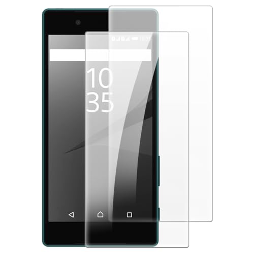 Shantime [2 Pack Tempered Glass Screen Protector Compatible with Sony Xperia Z5 (5.2 Inch), HD Clear Anti-Scratch Bubble-Free Case Friendly