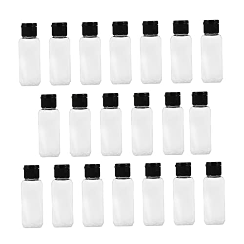 PartyKindom 30 piezas Botellas Vacías Reutilizables Frascos Transparentes para Viaje Cosméticos y Fáciles de Limpiar Fugas para Camping y de Negocios