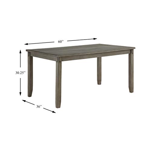 Homelegance 6-Piece Pack Dinette Set, Gray