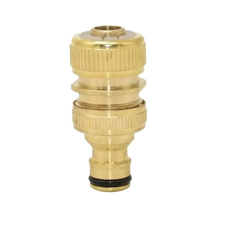 7 pezzi tubo da giardino in ottone a 5/8 "connettore rapido da 3/4" a 16 mm raccordi for tubi flessibili in rame adattatore for pistola ad acqua(A)