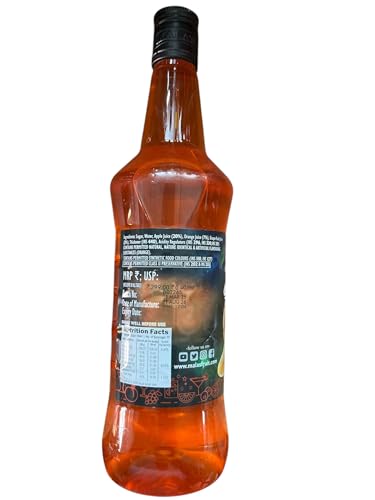 Image of Mala's Fruit Mocktail Syrup Citrus Punch Cordial 750ML Bottle | Mixer for Shakes, Cocktails, Drinks, Sharbat, Sorbets, Juices, Beverages