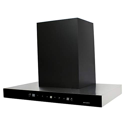 Image of Faber 90 cm 1350 m /hr box-type Kitchen Chimney (HOOD JUPITER HC SC BK 90, Filterless technology, Touch Control, Black)