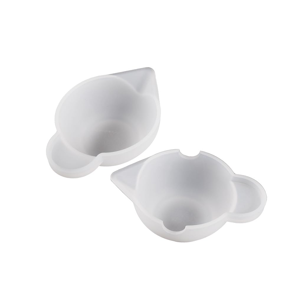 Joytey 20 PCS Silicone Mixing Cups Mini Measuring Cups Non Stick Epoxy Resin Cups Dispenser Cup Reusable Resin Mixing Cups Color Mixing Cup Color Harmony Tools for Moulds Casting DIY Crafts Making