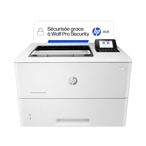 HP LaserJet Enterprise M507dn 1PV87A Imprimante monochrome recto verso jusqu'à 43 ppm USB 2.0 + Gigabit Ethernet - vue 1