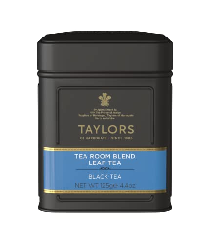 Taylors of Harrogate China Rose Petal Black Tea Loose Leaf 4.41 Ounce Tin Caddy Fragrant Delicate and Floral Caffeinated Premium Whole Leaf Tea product thumbnail 8