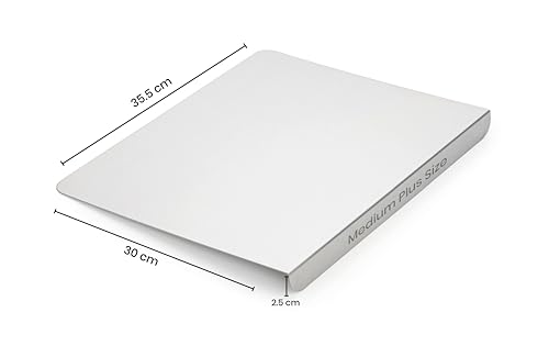 Image of Btop Stainless Steel Counter Top Chopping Board | Kneading Board for Chopping with Lip Bend | Vegetable,Fish,Cutter Board