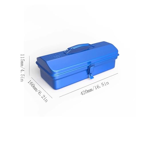 Boîte à outils en fer épais : coffret de rangement portable pour objets - 3