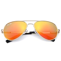 A9 Gold Frame/Red Mirrored Lens