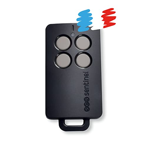 Télécommande de portail 433 MHz SCS Sentinel bip garage 4 canaux rolling code - 2
