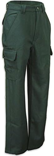 WORLD FAMOUS Men`s Wool Cargo Pant, 32, GREEN