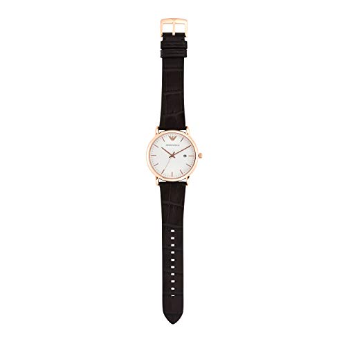 Emporio Armani Men's Three-Hand Leather Watch - Image 7