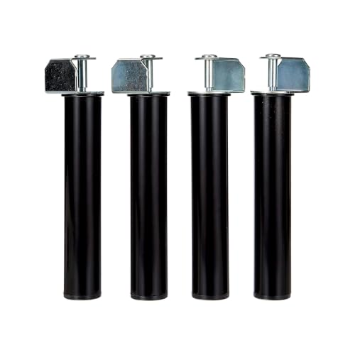 IMEX EL ZORRO 81431 – Juego 4 Patas Canapé | 270x50x1 mm | Metálicas Resistentes y Estables | Compatibles con Somieres y Canapés de 30x30 mm.