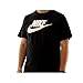 Nike Men's Sportswear Icon T-Shirt, Black/White, X-Large