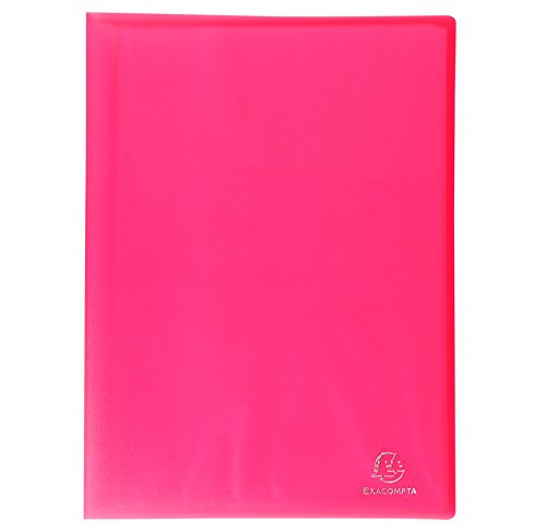 Lot de 12 EXACOMPTA Protège document en polypropylène CHROMALINE, 60 vues, assortis