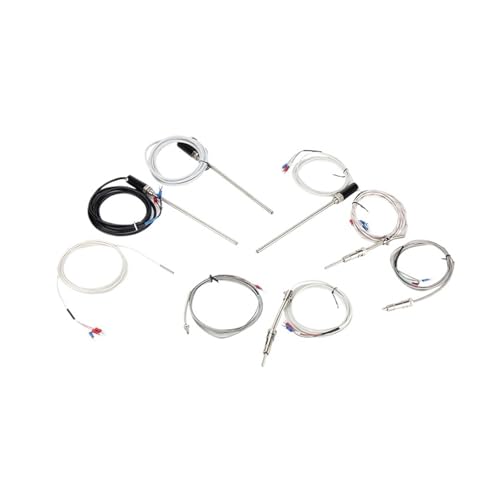 Termopar tipo J M6 sensor con cable de 5m para medición estable en maquinaria 6