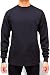 Access Men's Heavyweight Long Sleeve Thermal Crew Neck Top DkGray Medium