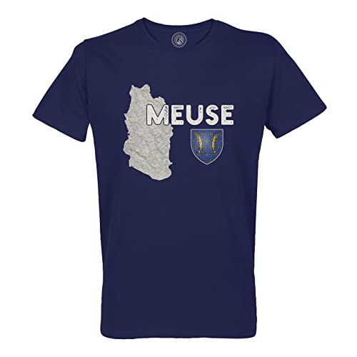 T-shirt homme Meuse 55 en coton pour vos sorties culturelles à Bar-Le-Duc