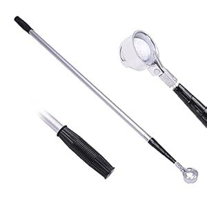 HOW TRUE Golf Ball Retriever, 15ft 18ft Aluminum Alloy Golf Ball Retriever for Water Telescopic Golf Ball Picker Upper, Golf Accessories for Men