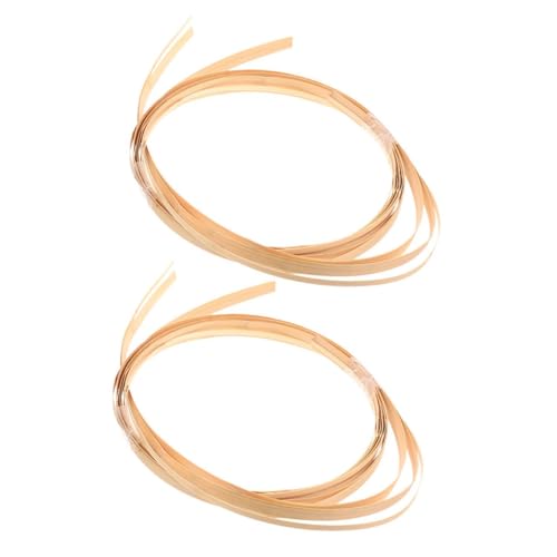 Alipis 2 Bündel Bambusstreifen zum Korbflechten Biegsames und Verschleißfestes Selbstgemacht Material für Kreative Handwerksprojekte und Dekoration Am Bartresen