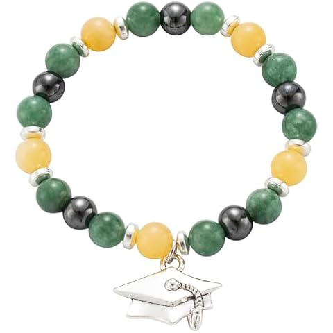 Plergi 2024 Graduation bachelor hat Bracelet for Women Charm Bracelet Graduation for College Graduation Cover