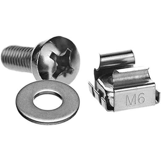 Image of By VP INDUSTRIES (Combo - 10 Pcs) M5x20 Pan Phillips Screw with Cage Nut
