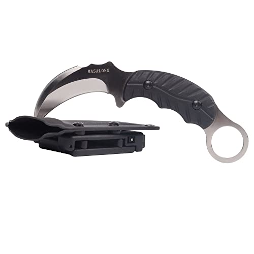 MASALONG Eagle Claw kni233 rust-proof and tough double-edged knife