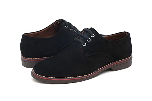 Image of ARAMISH Men's Suede Leather Derby Lace Up Formal Shoes