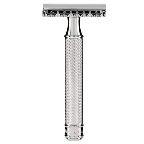 MÜHLE TRADITIONAL R41 Double Edge Safety Razor (Open Comb) For Men - Perfect for Every Day Use, Barbershop Quality Close Smooth Shave