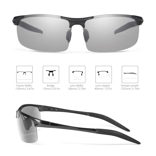 Image of Myiaur Night Vision Fit Over Glasses for Men Women V152 Black /Grey