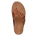 Vionic Womens Uptown Marin Flip-Flop Tan Leather 8 M