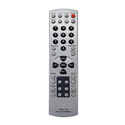 Image of EHOP compatible Remote Control for Haier TV - Universal Remote For Models HTR-015 HTR-018 HTR-022 HTR-023 HTR-025A HTR-029 HTR-031 HTR-038 HTR-040 HTR-050 HTR-051 HTR-054 HTR-096 HTR-160B HTR-160B HTR-160S HYF-031G HYF-31H HYF-034A HYF-035M HYF-044
