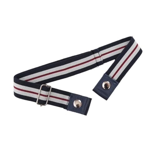 Canvas Women Buckle Free Belt Ladies Jeans Pants Waist Lazy Belt for Dresses