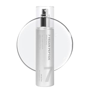 MIZON 7 Vegan Peptide Booster Serum, 5.07 fl oz | Korean Serum, Hyaluronic Acid Niacinamide Adenosine, Anti Aging for Sensitive Skin, Wrinkles Pores & Hydration Glass Skin