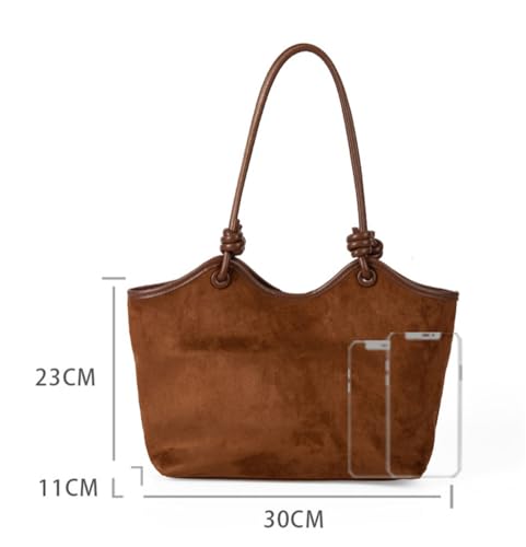 Bolso Hobo de gamuza para mujer miniatura 7