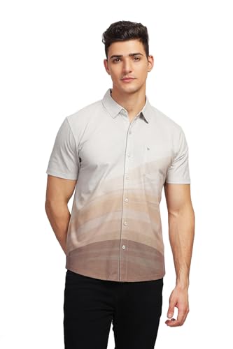 BULLMER Trendy Regular Fit Printed Causal Shirt for Men - Pack of...