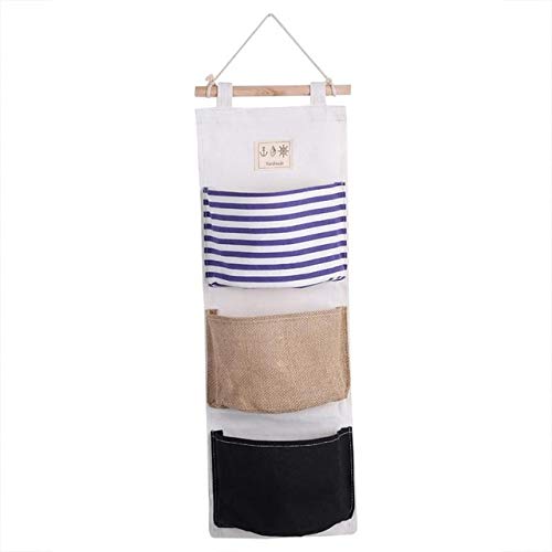 HI5 Kitchen Bathroom Wall Door Hanging Storage Pockets Bag Wardrobe