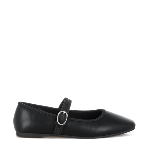 Iker Classic Denim pin Buckle Ballerinas
