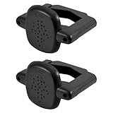 2pcs Baby Gate Banister Adapters, Black No-Drill Mounting Accessories Universal Stairway Baby Gate Mounting Kit for Round Square Railings