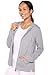 Coolibar Women's Casual Zip-Up Hoodie - UPF 50+ Sun Protection - Seaside in Grey Heather