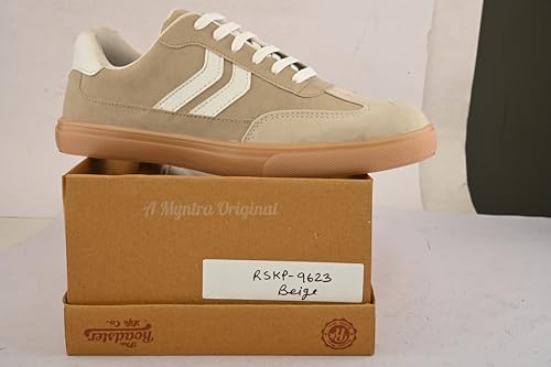 Image of STANPHORD Mens Tpkp 9623 Beige Men Everyday Lightweight Comfort Insole Lace-up Sneakers