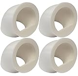 Rite Farm Products Quail & Chick Port Feeder NO Waste Feed Saver for DIY Bucket Pail Bin Container Coturnix (4 Pack)