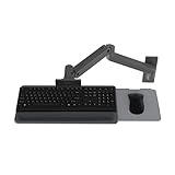 Large compatibilité : le grand plateau de clavier de 47,5 x 23,9 cm s'adapte confortablement aux claviers de taille normale ; le plateau de souris rétractable s'adapte à toutes les tailles de souris et économise de l'espace lorsqu'il n'est pas utilisé. Associez-le avec un bras de moniteur mural LX Pro (45-683-293) pour créer un poste de travail flexible, productif et ergonomique