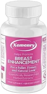 Breast Enlargement 1585mg (120 Capsules) Breast Enlargement Supplements for Women, Fast Breast Growth