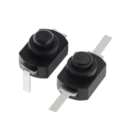 Interruptor de botón para arreglar fallos de encendido en linternas con este lote mini de 12x8mm 6