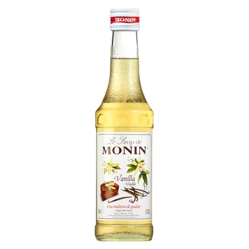 Monin Vanilla Bottle, 250 Ml, Liquid, Vegetarian
