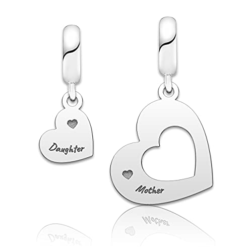 Custom Charms Double Love Mom Son Daughter Sister Best Friend Charm Beads come with our exclusive and beautiful designs.