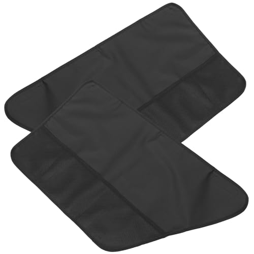 Coussins de porte de voiture pour chien lot de 2 protection anti-rayures voyage voiture noir
