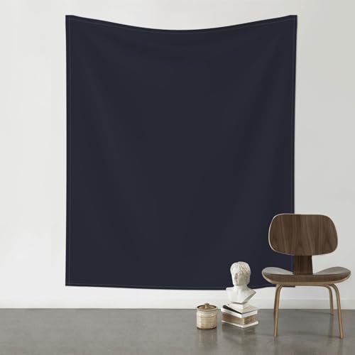 Tapisserie murale noire pour cacher imperfection mur deco BROLEO